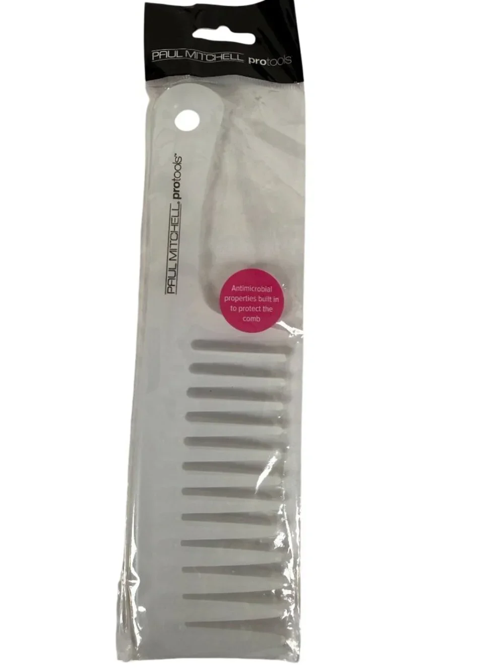 Paul Mitchell Pro Tools Comb Antimicrobial Slip-Resistant Wide Tooth Detanglw